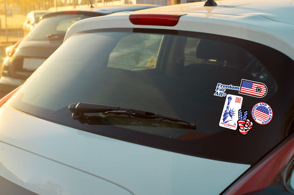 Patriotic & Pro Choice Sticker