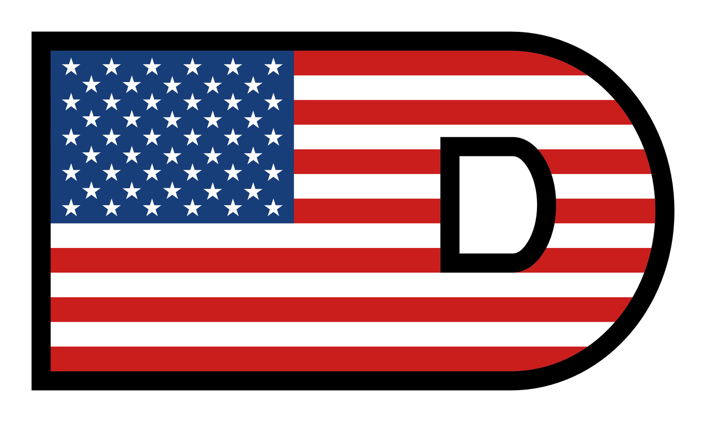 FUNKY FLAG D STICKER