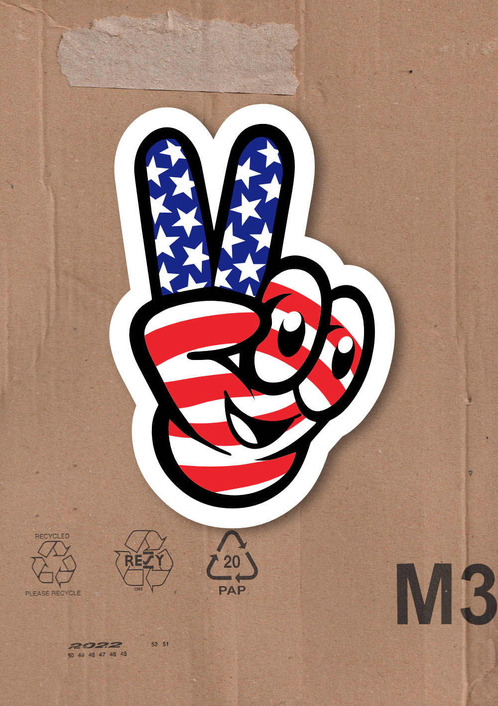 Funky Fingers Sticker